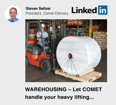 CLet Comet Delivery handle your heavy lifting